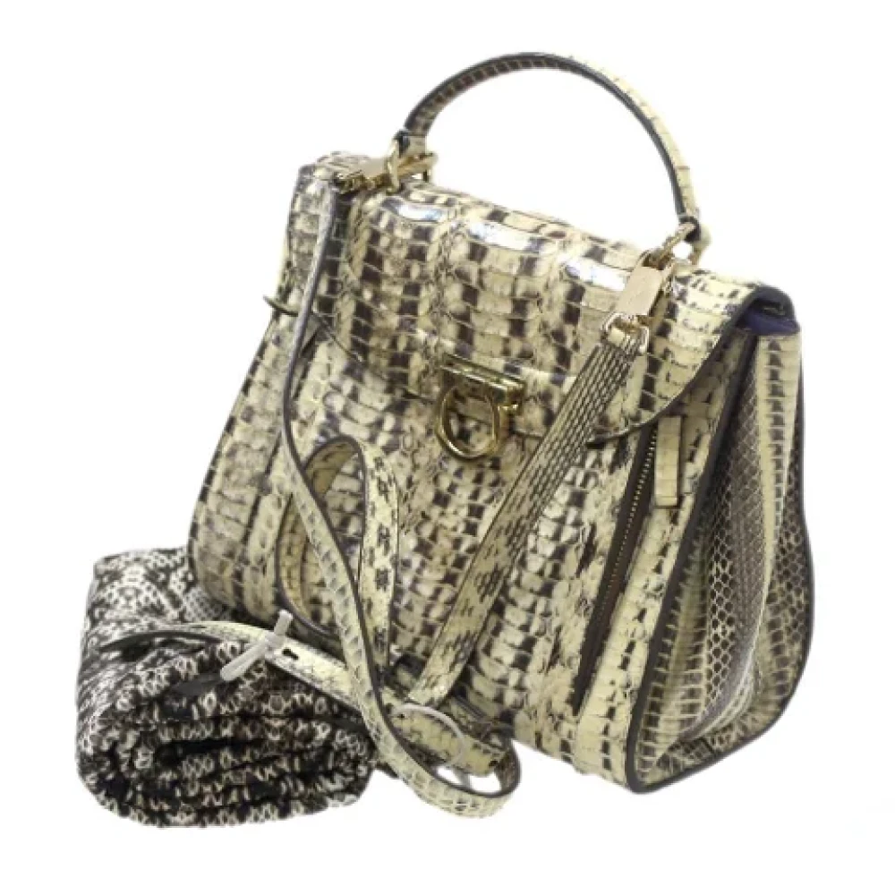 Salvatore Ferragamo Pre-owned Fabric handbags Multicolor Dames