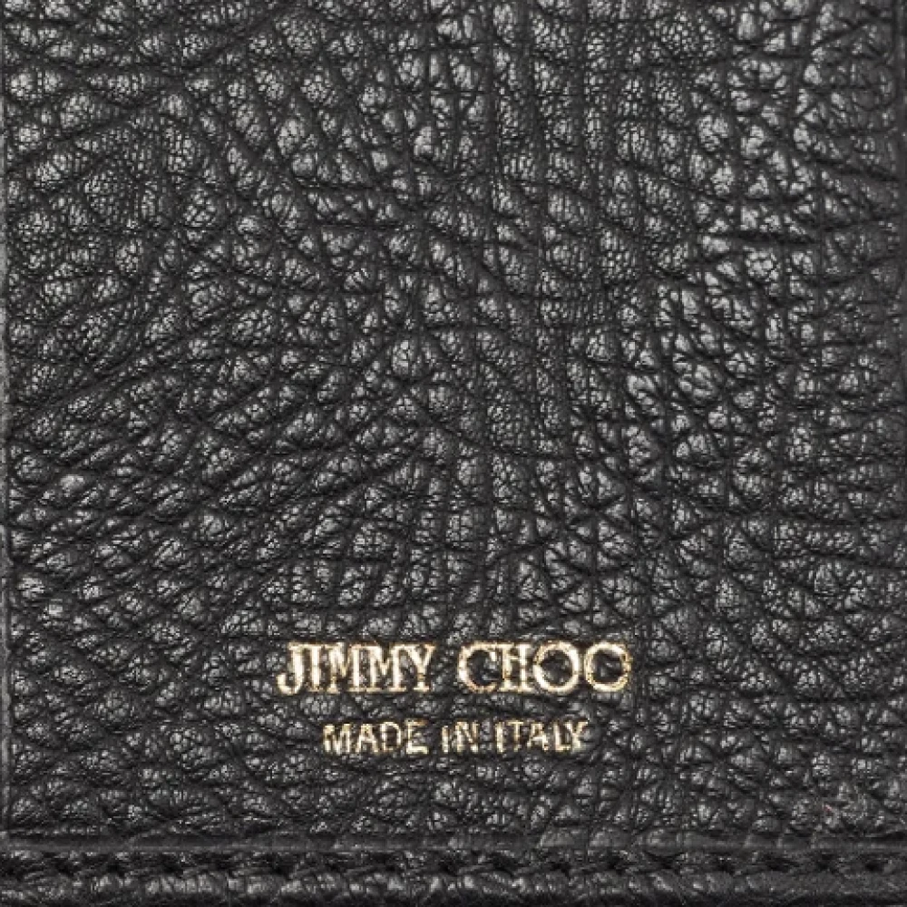 Jimmy Choo Pre-owned Leather clutches Black Dames