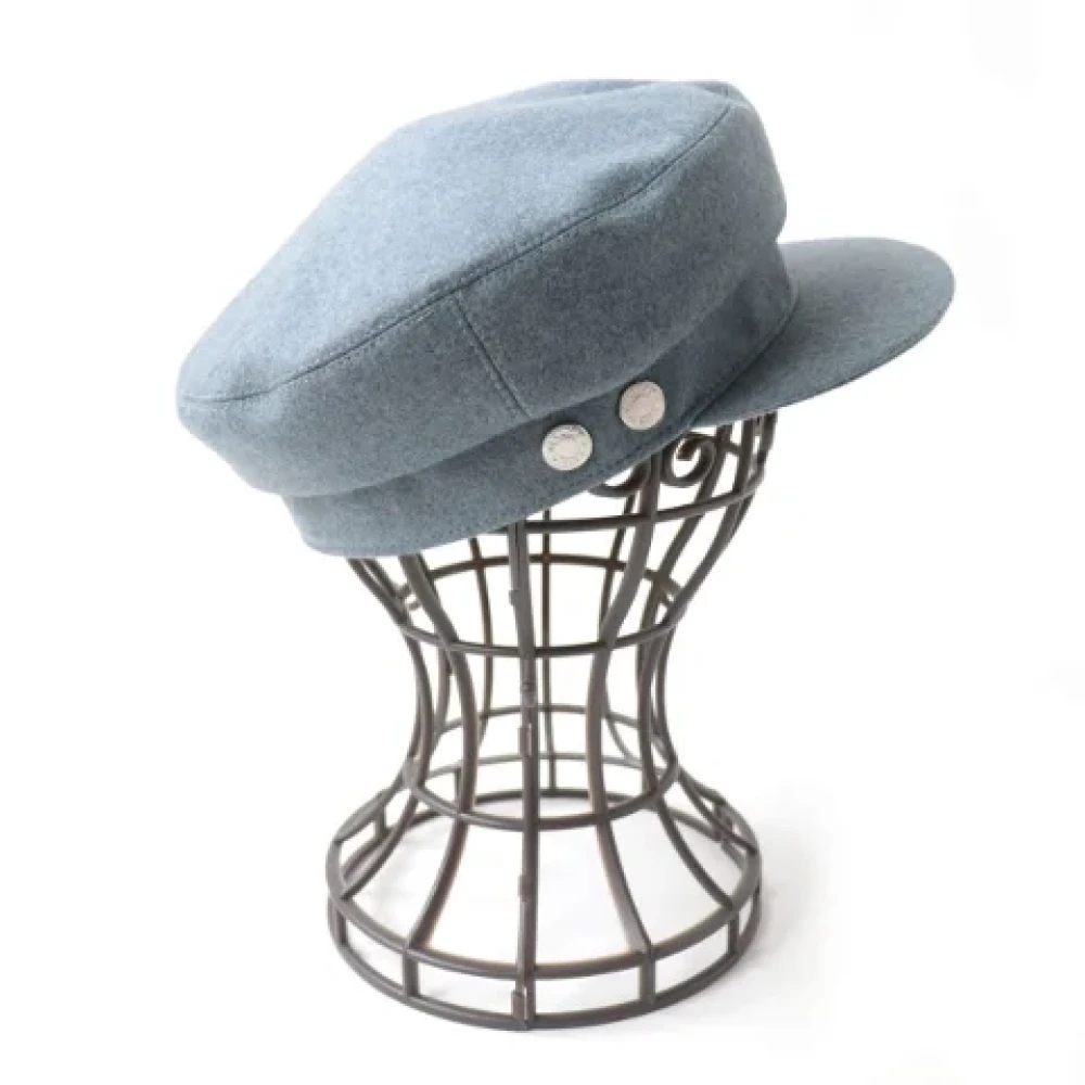 Hermès Vintage Pre-owned Fabric hats Gray Dames