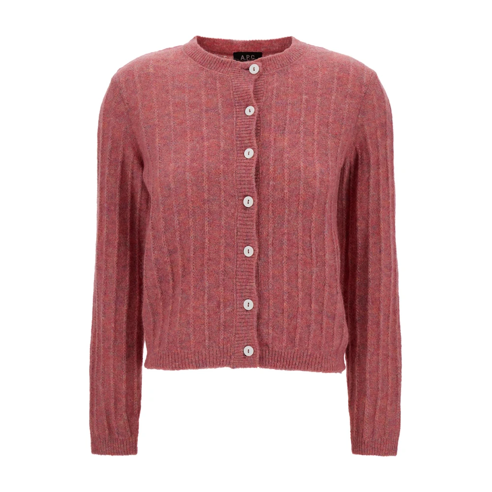 A.p.c. Milena Roze Cardiganen Pink Dames