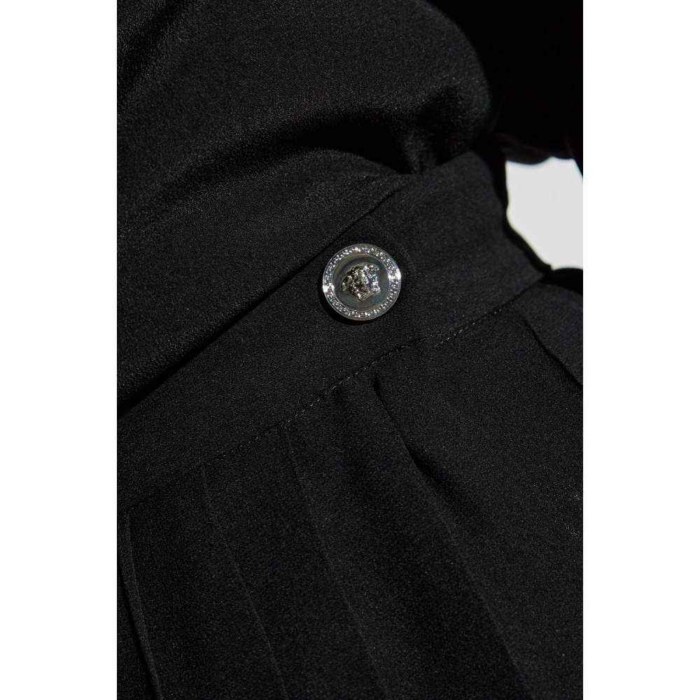 Versace Geplooide rok Black Dames