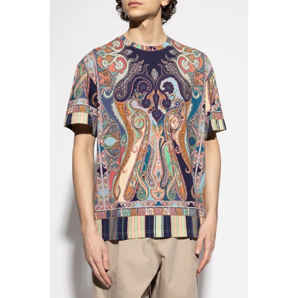ETRO Gestreept T-shirt Multicolor Heren