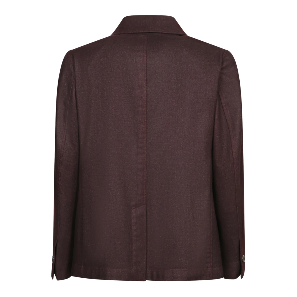 Dell'oglio Bordeaux Blazer Elegante Stijl Brown Heren