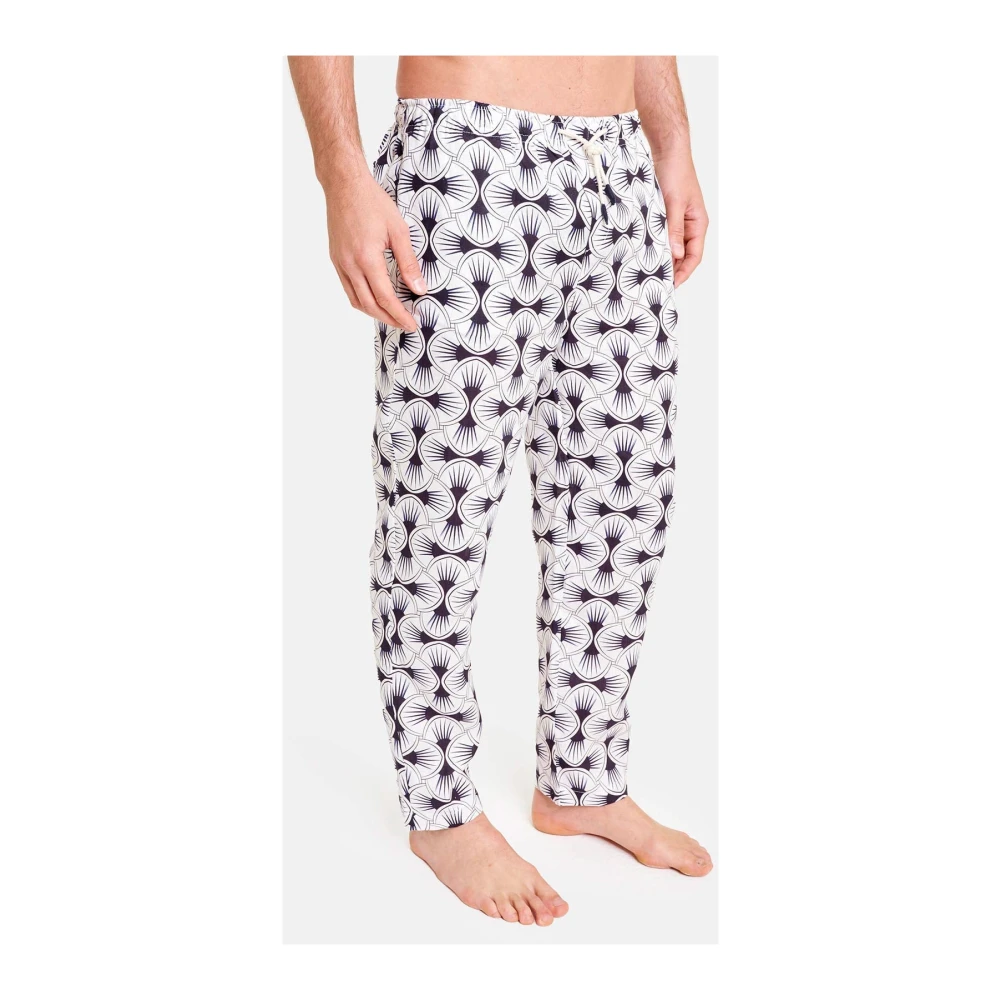 Peninsula Klassieke en Verfijnde Linnen Broek Multicolor Heren