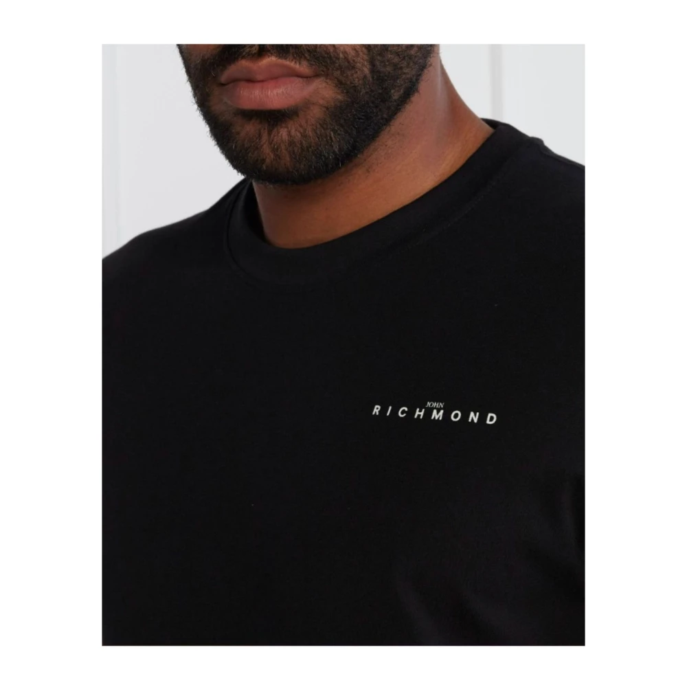 John Richmond Heren Casual T-Shirt Black Heren