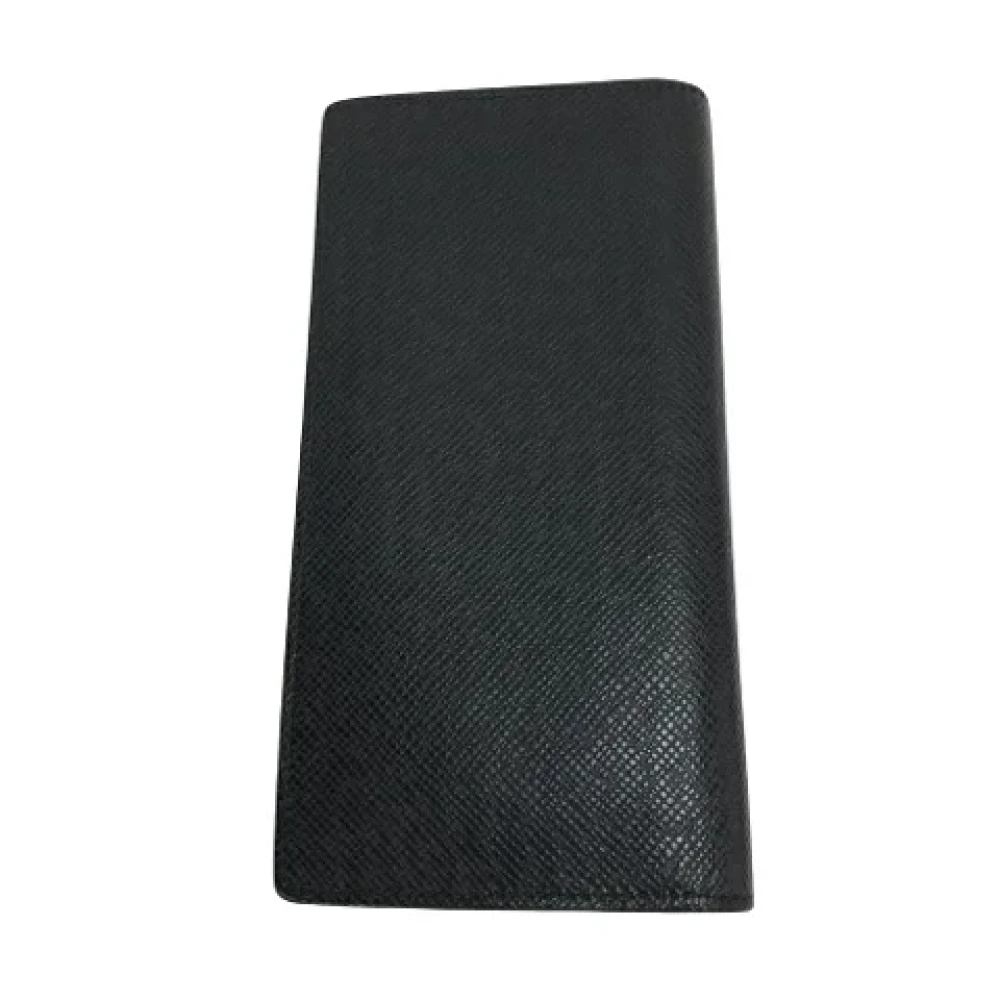 Louis Vuitton Vintage Pre-owned Leather wallets Black Dames