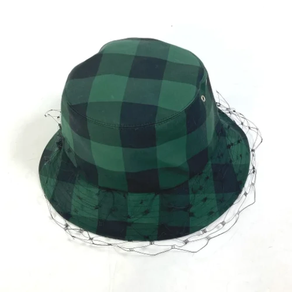 Dior Vintage Pre-owned Cotton hats Green Dames