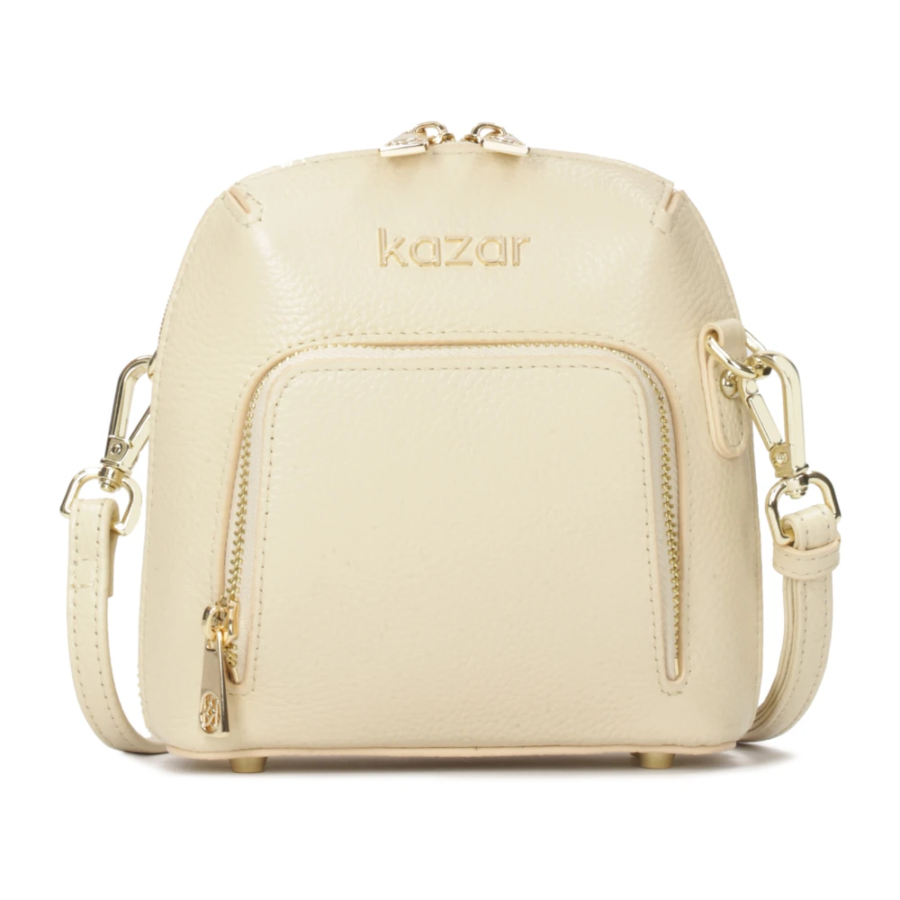Kazar Handtas met tweewegritssluiting Beige Dames