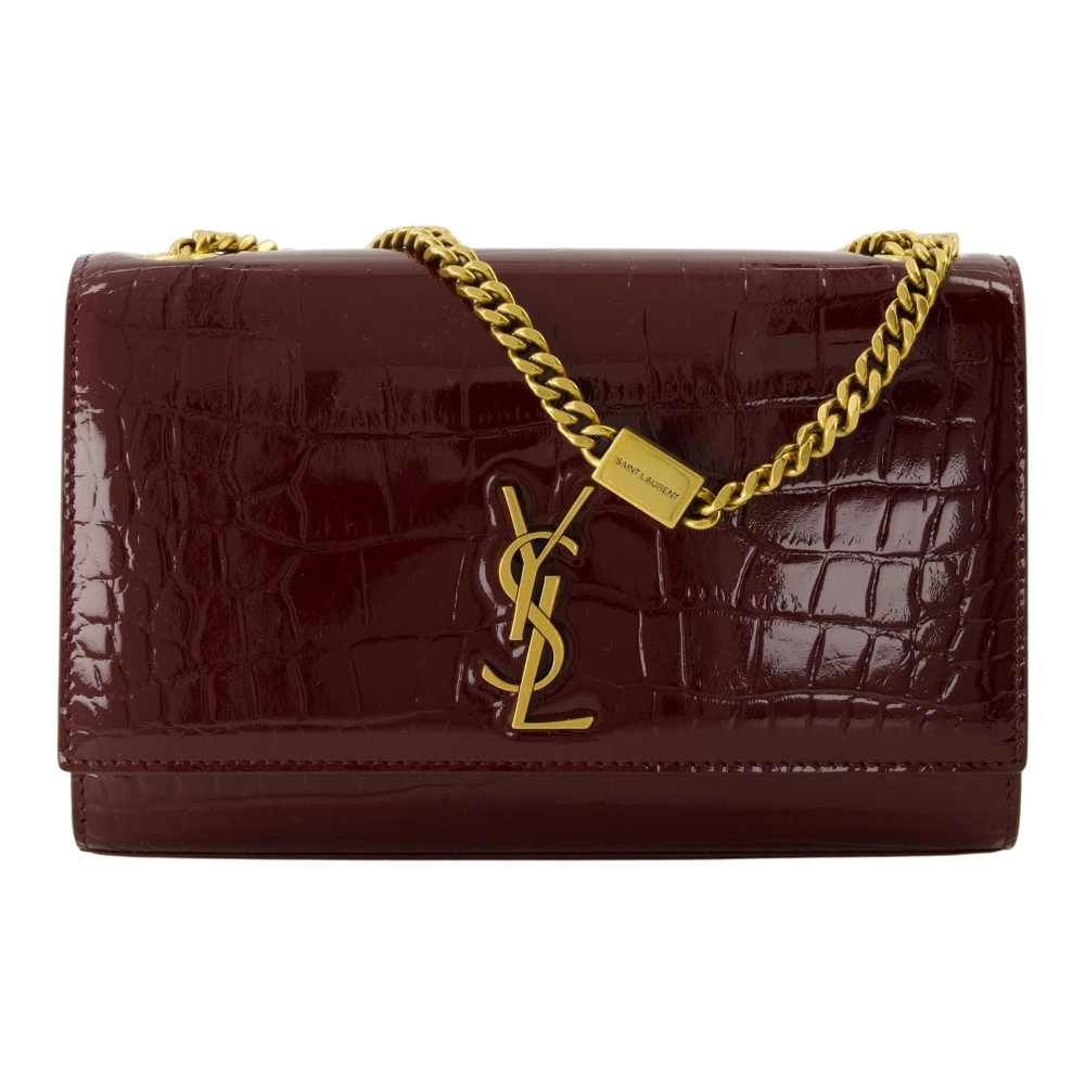 Saint Laurent Women's Brown Cross Body Bags, One Size, New Kate Small