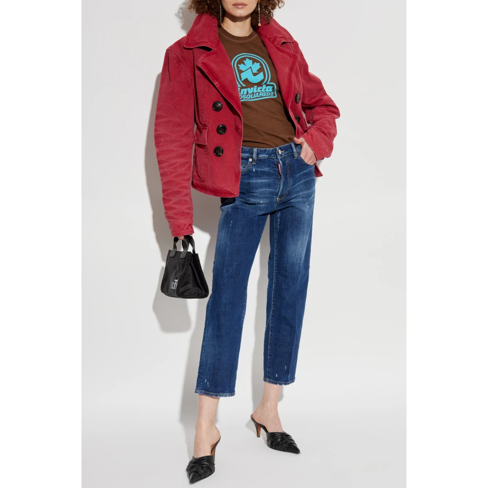 Dsquared2 Denim jas Red Dames