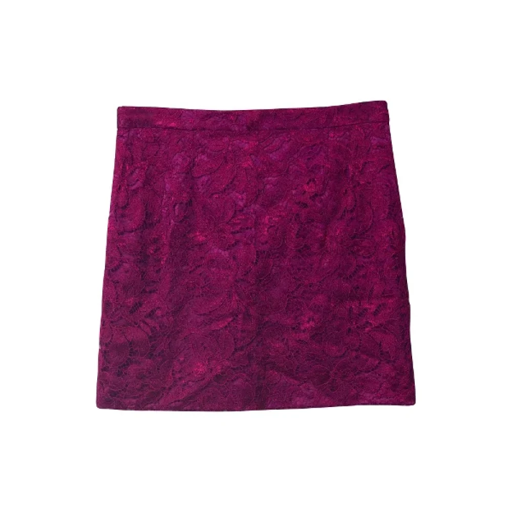 Dolce & Gabbana Pre-owned Cotton bottoms Purple Dames