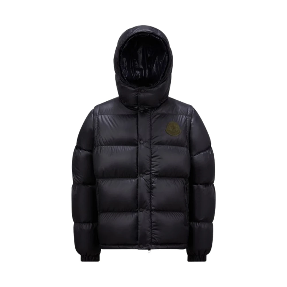 Moncler Warme Winterjas voor Mannen Black Heren