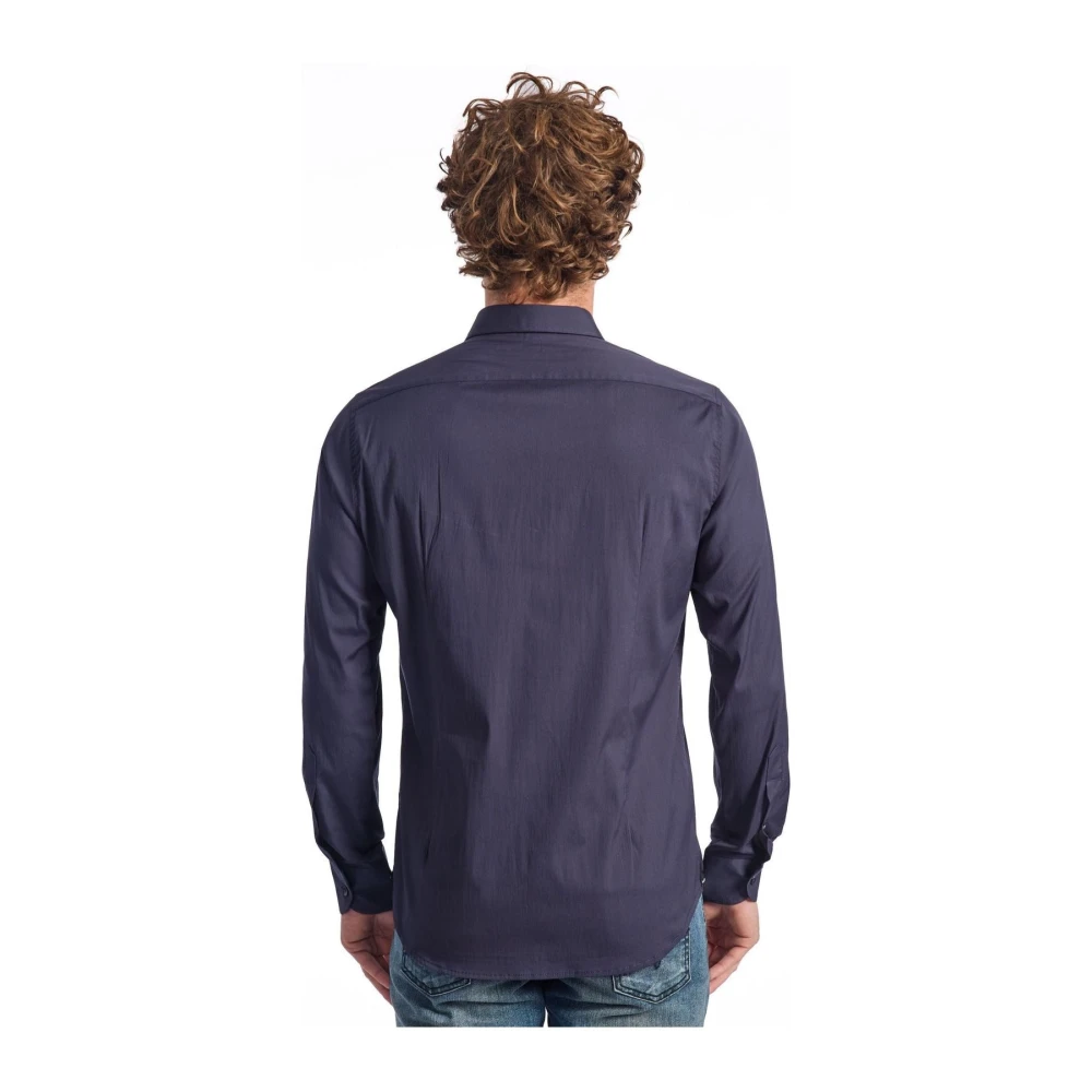 Baldinini Elegante Overhemd met Lange Mouwen Blue Heren