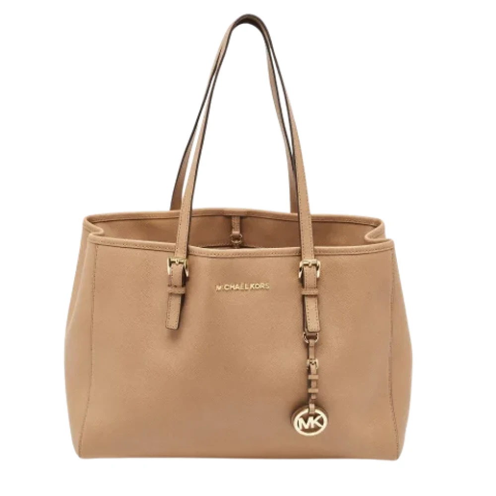 Michael Kors Pre-owned Leather totes Beige Dames