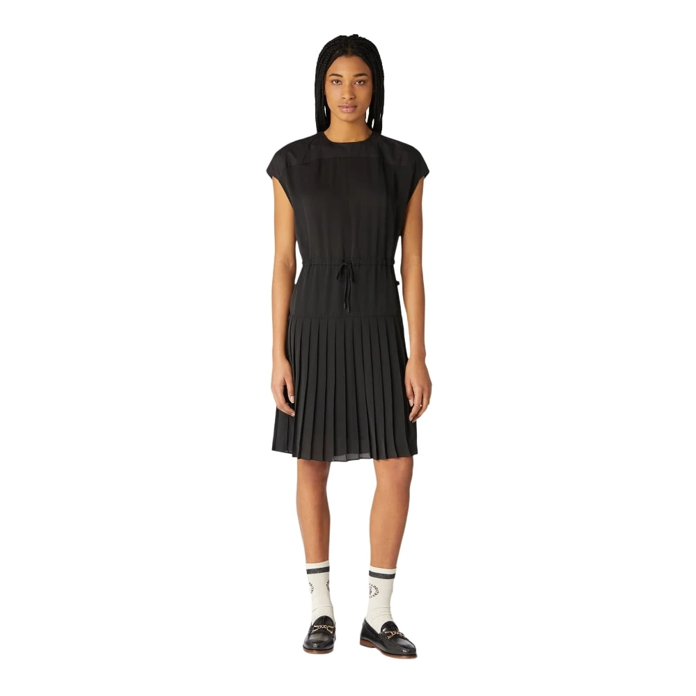 Trussardi Knielange Jurk Black Dames