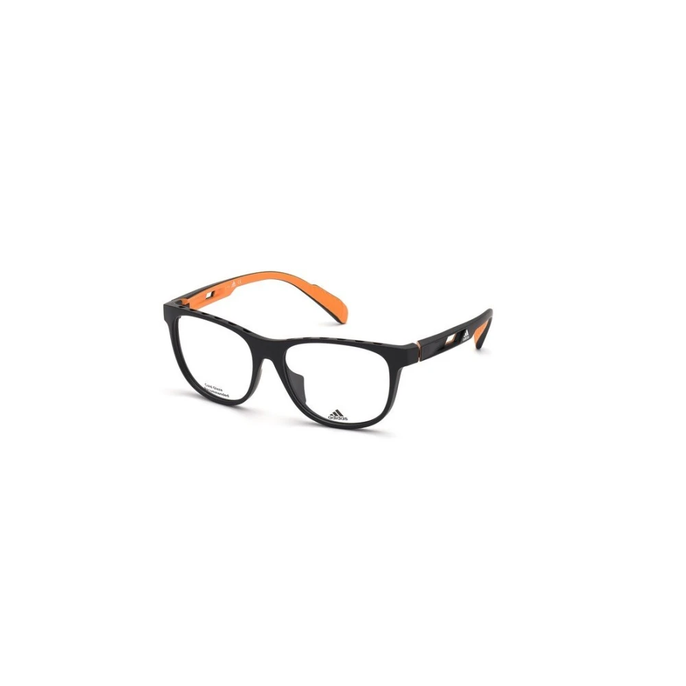 Adidas Unisex Black Glasses, 55 Mm, Sp5002 005 Optical Frame