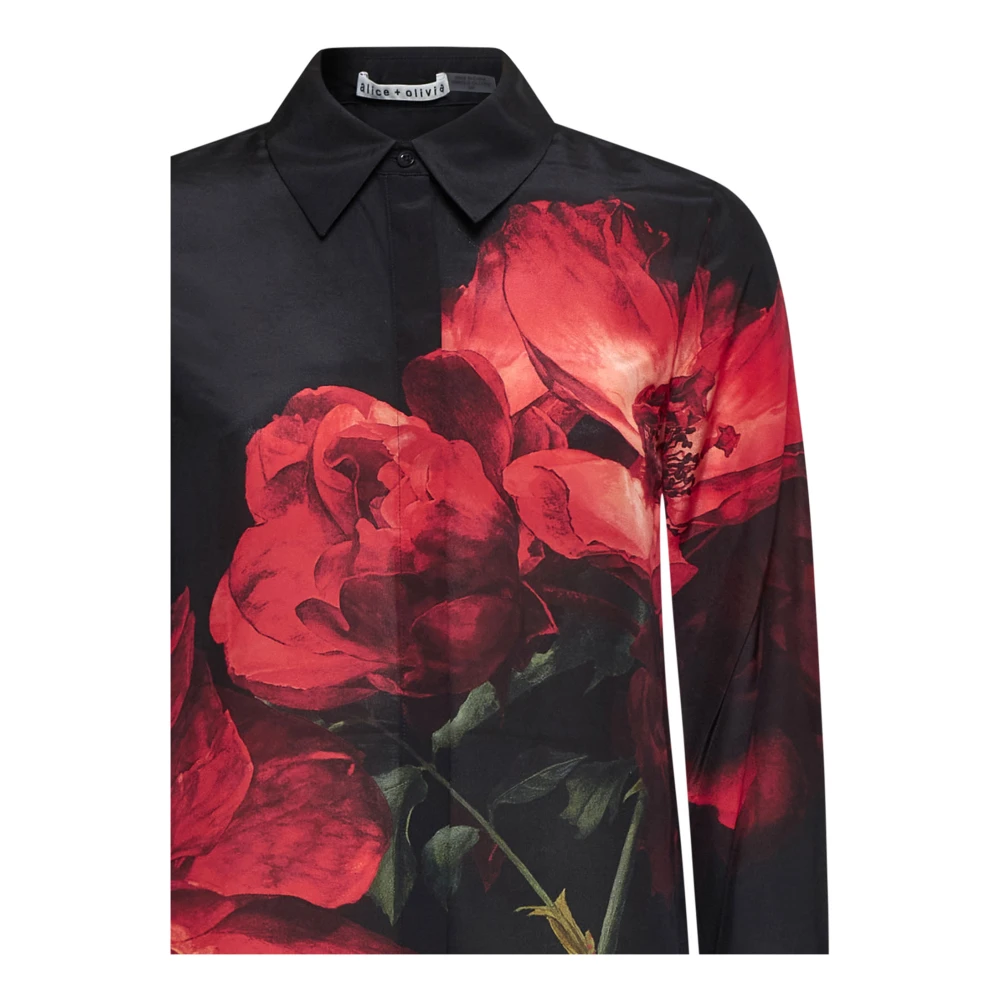 alice + olivia Stijlvolle Blouses voor Vrouwen Black Dames