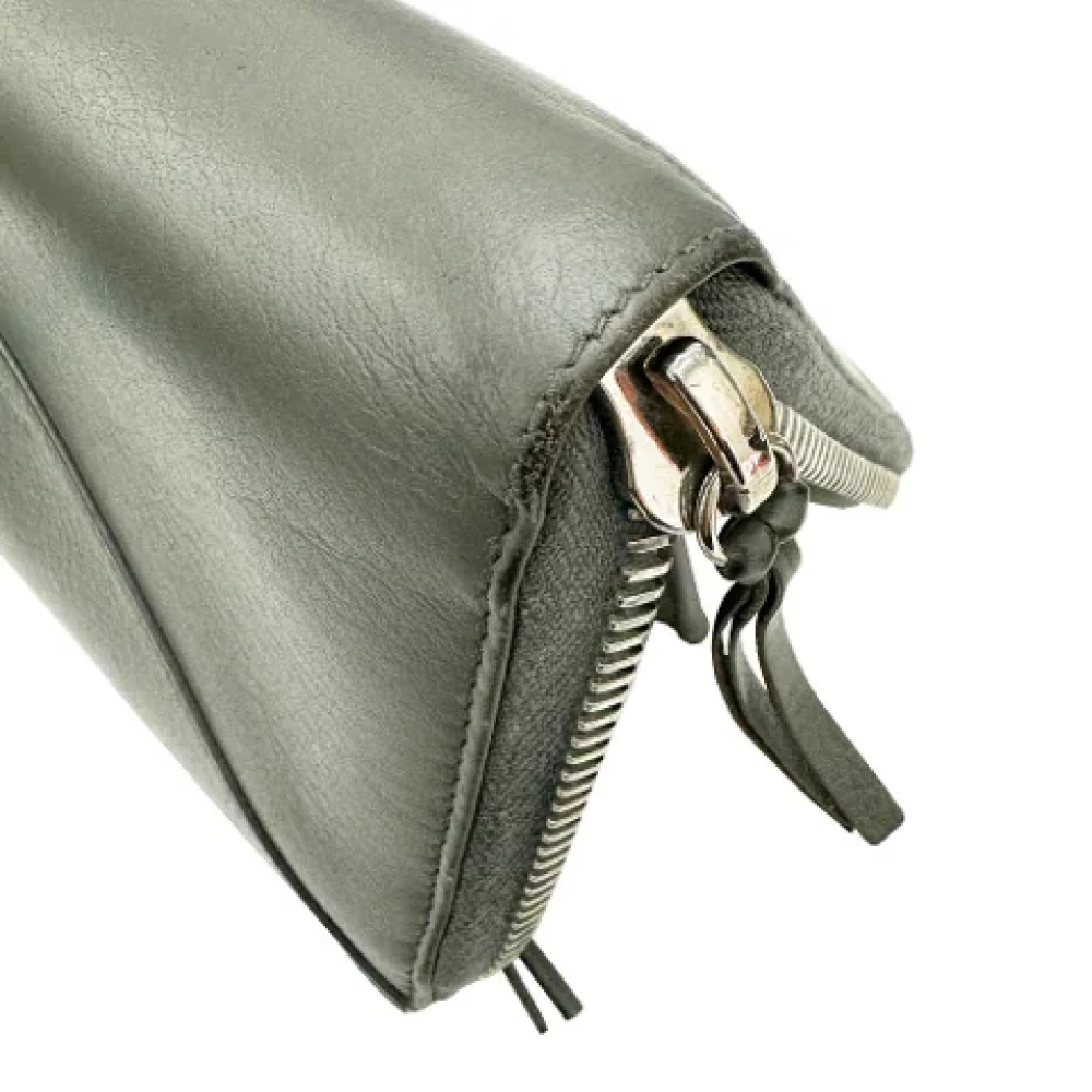 Balenciaga Vintage Pre-owned Leather wallets Gray Dames