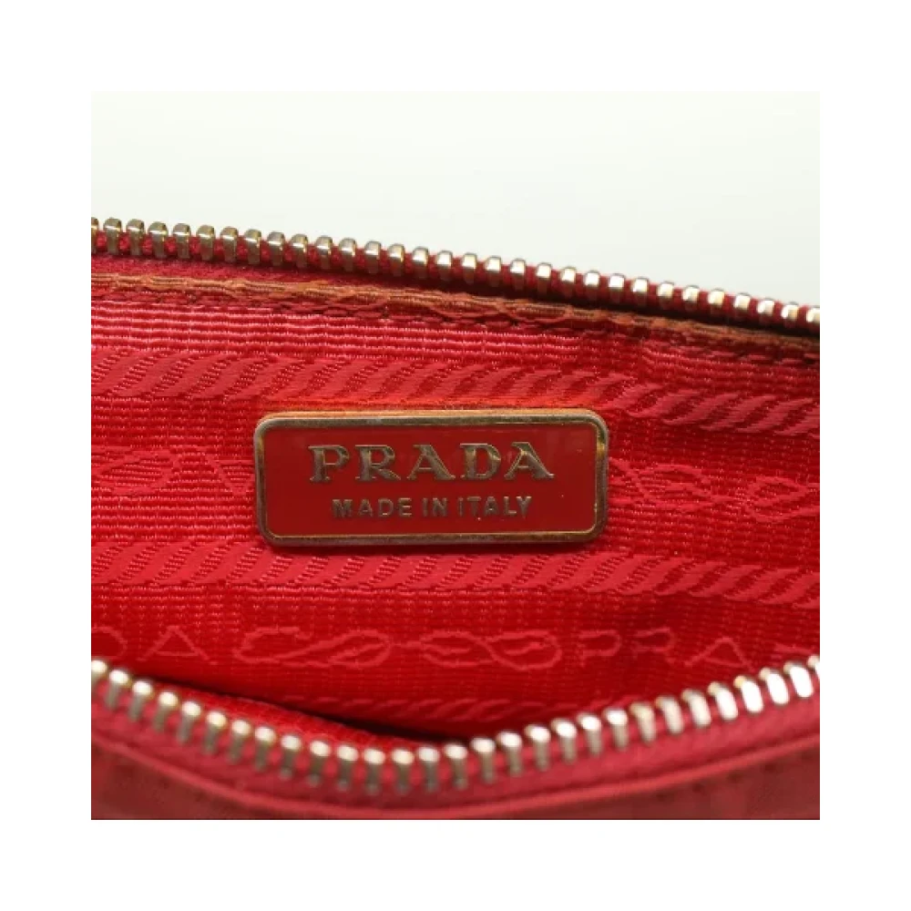Prada Vintage Pre-owned Nylon prada-bags Red Dames