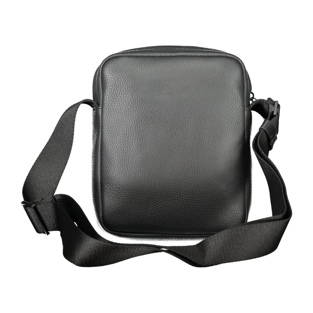 Calvin Klein Zwarte Heren Schoudertas Verstelbare Band Black Heren
