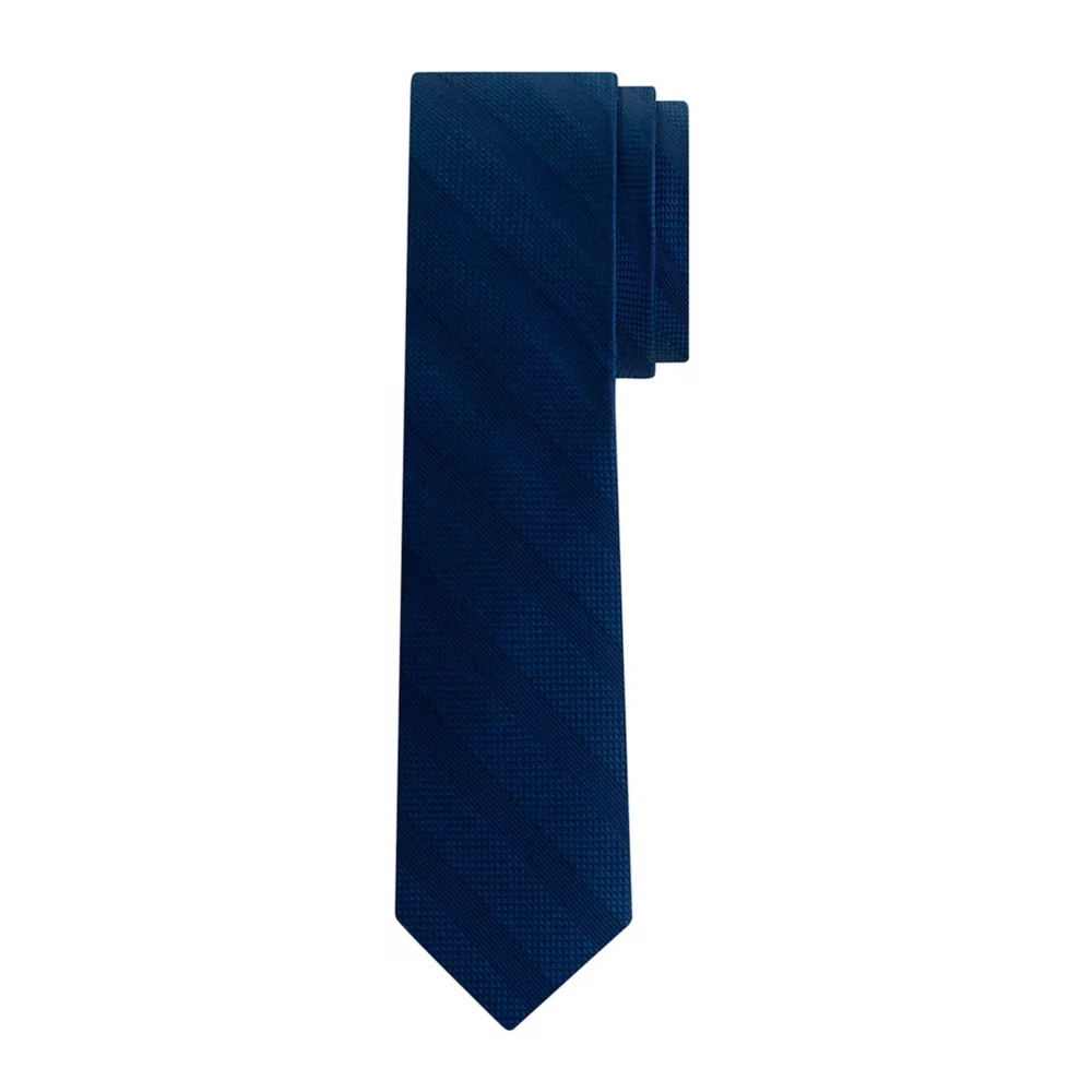 Michael Kors Men's Blue Structured Stripe Tie