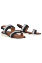 sandalette-en-cuir-tresse-noir-blanc