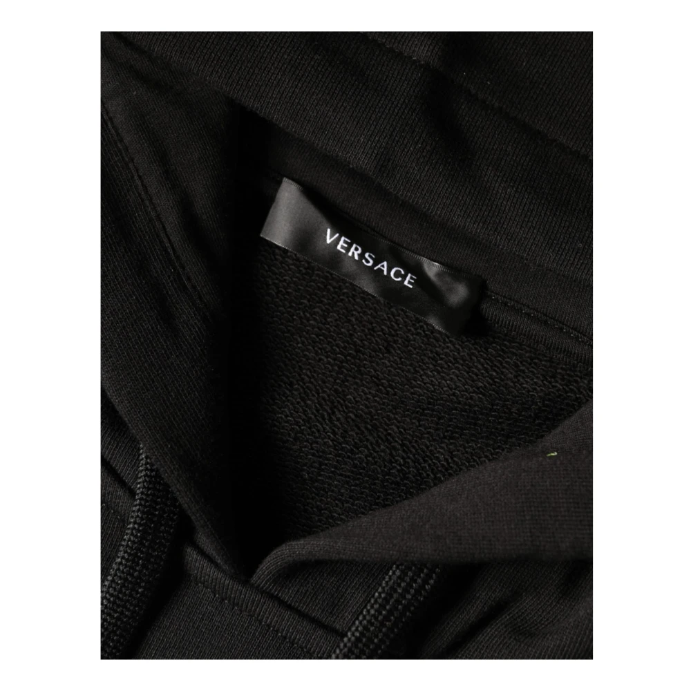 Versace Medusa Print Hoodie Sweater Black Heren