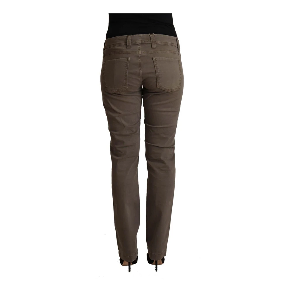 Cycle Bruine Skinny Rits Jeans Brown Dames
