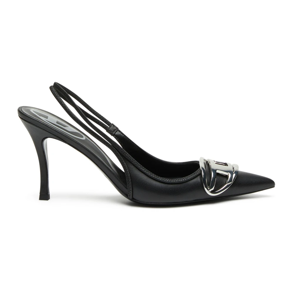 D-Venus SB - Slingback pumps i nappaskinn