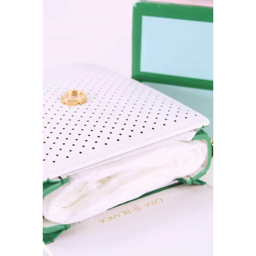 Bvlgari Vintage Pre-owned Leather pouches White Dames