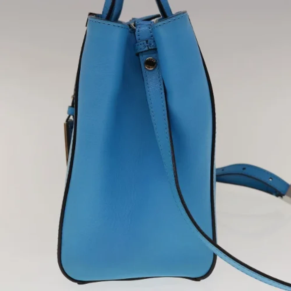Fendi Vintage Pre-owned Leather fendi-bags Blue Dames