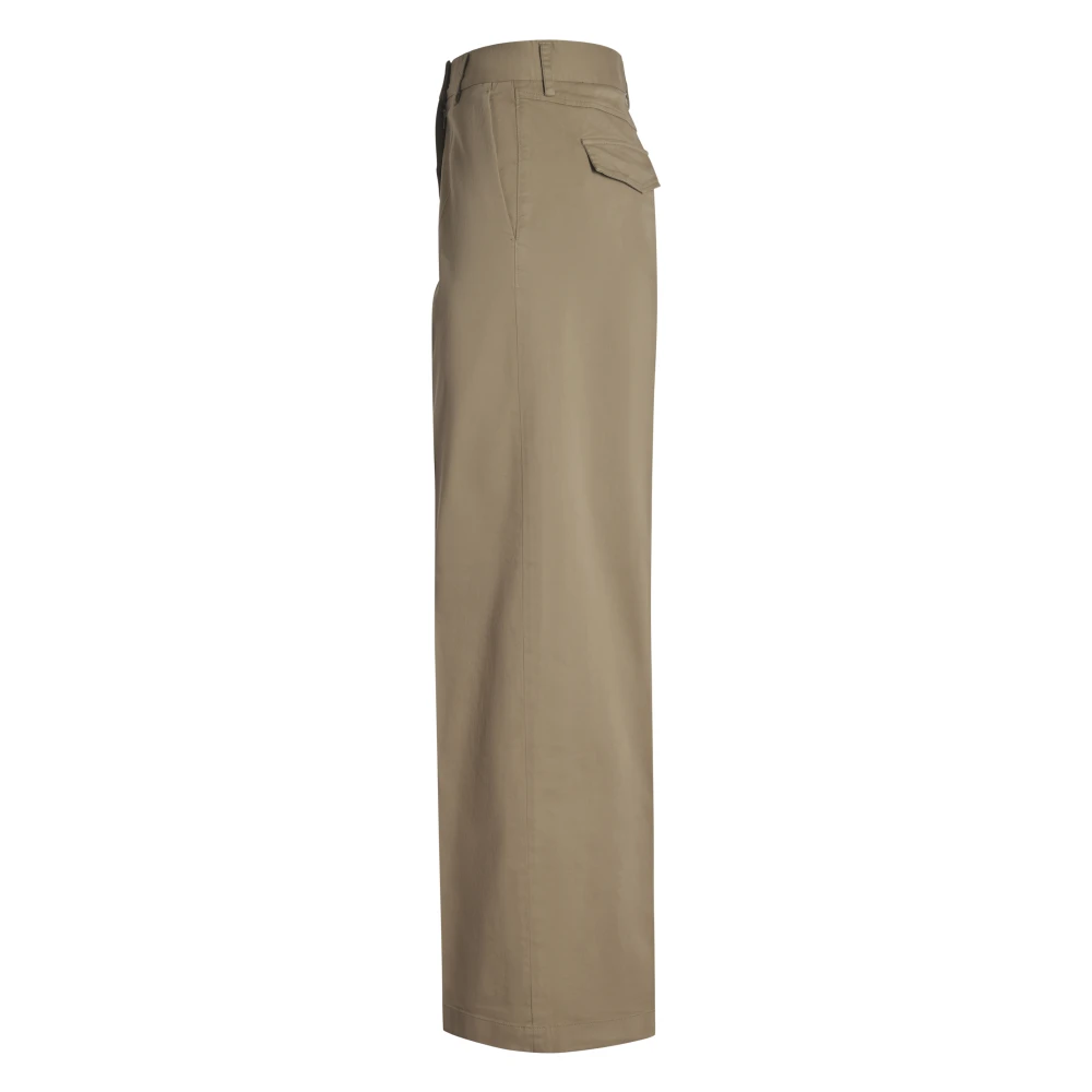 Forte Beige Stijlvolle Broek Beige Dames