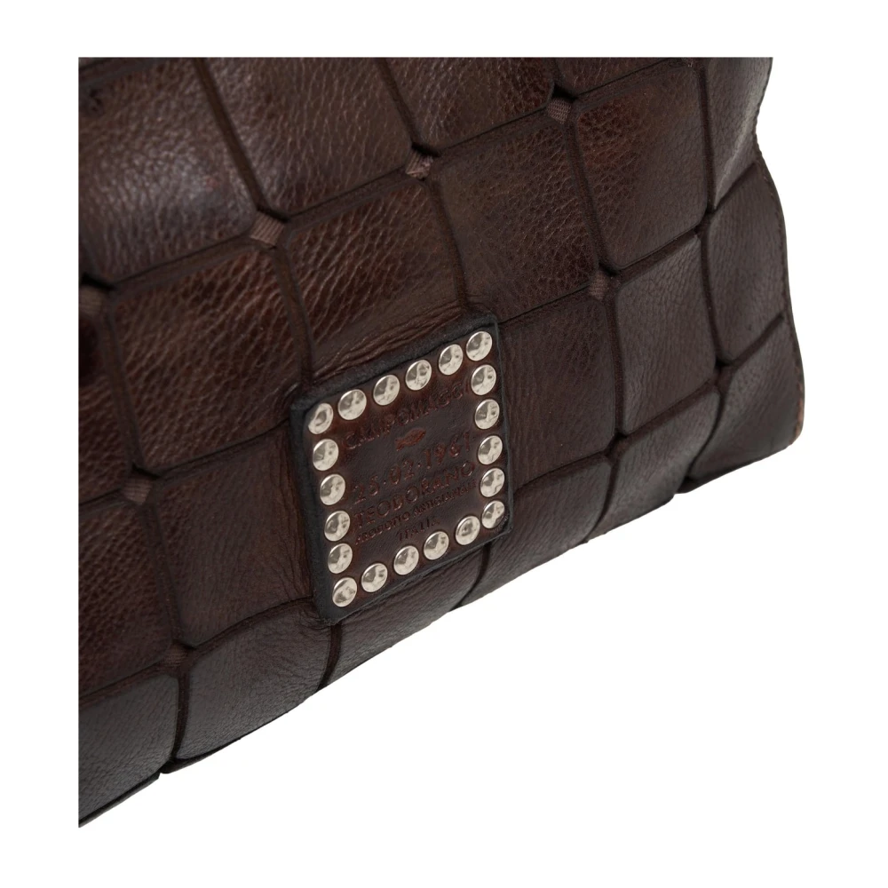Campomaggi Bruine leren crossbody schoudertas Brown Dames