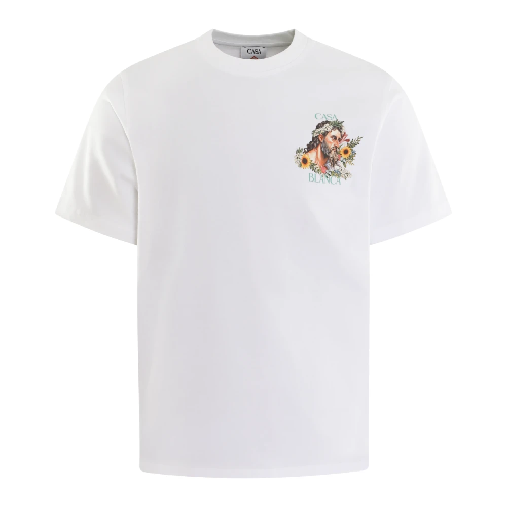 Casablanca Sport Celebration Heren Stijlvol Shirt White Heren
