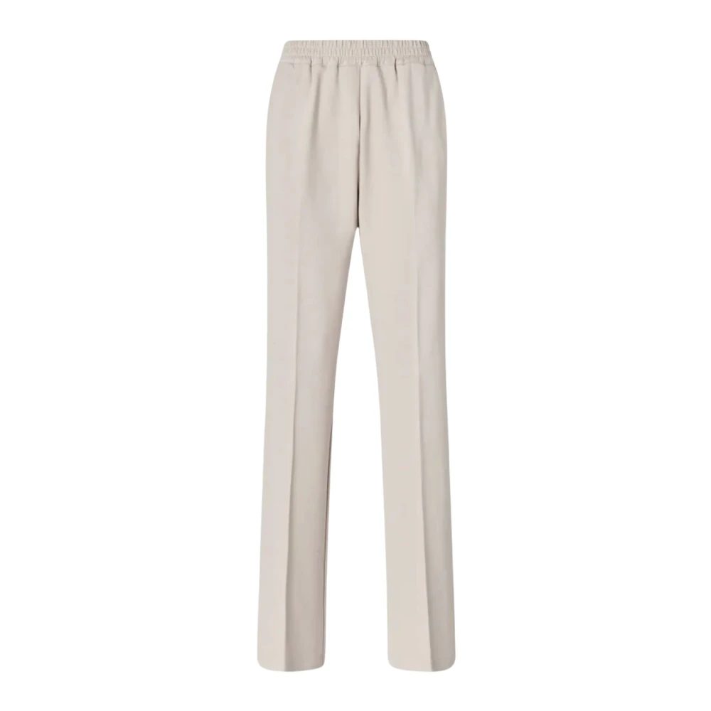 Pinko , Straight Trousers, Female, Beige, Xs, Polygala Pantalone Punto Stoff