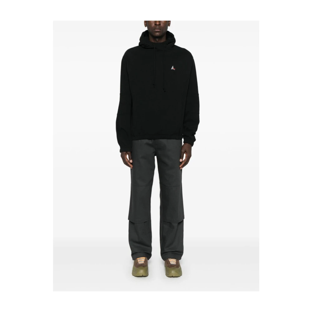 ROA Stijlvolle Heavy Hoodie Black Heren