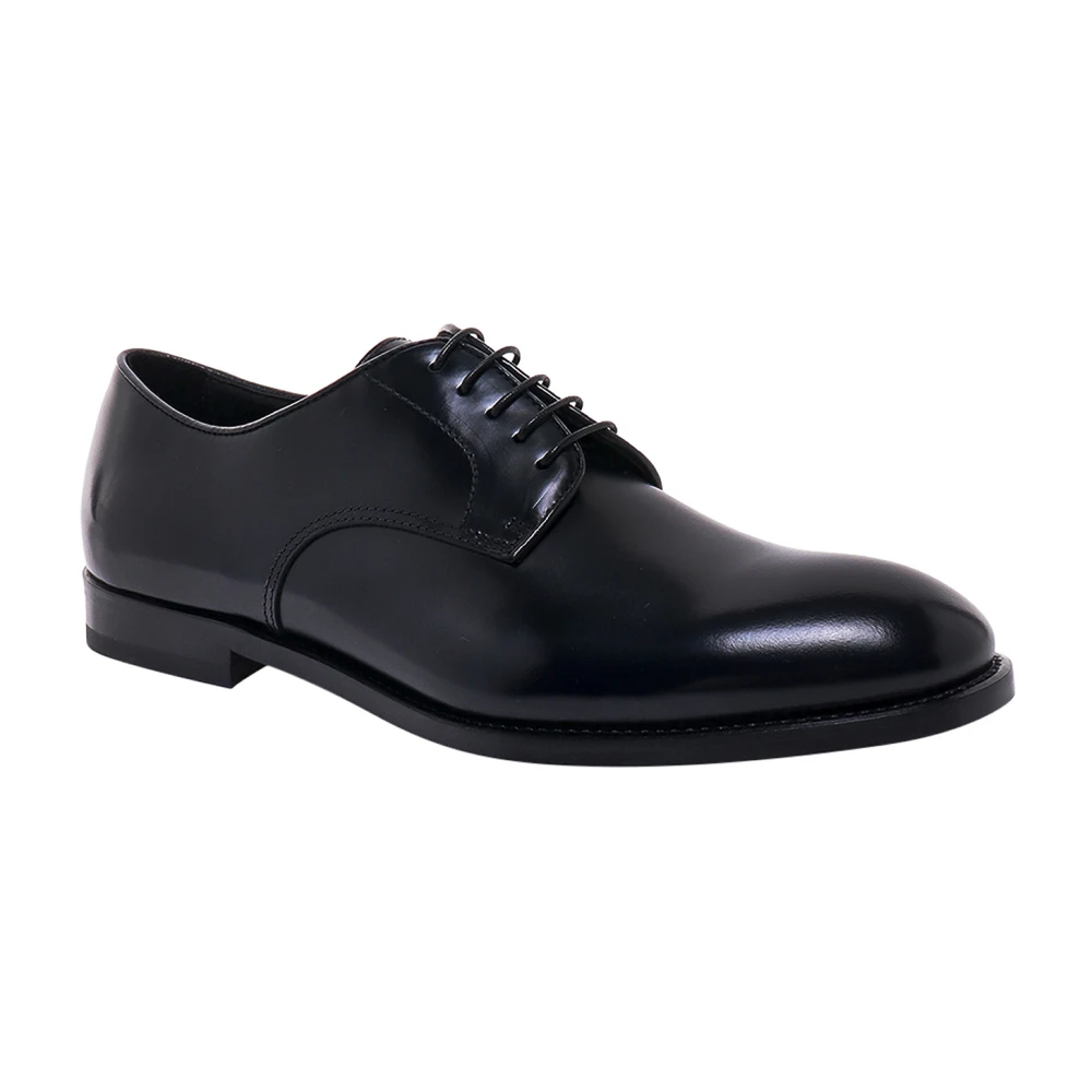 Doucal's Blauwe Veterschoenen Heren Ss23 Black Heren