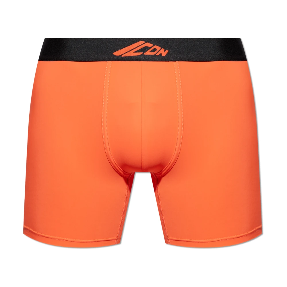 Dsquared2 Herr Orange Underkläder S, Läder, Boxershorts