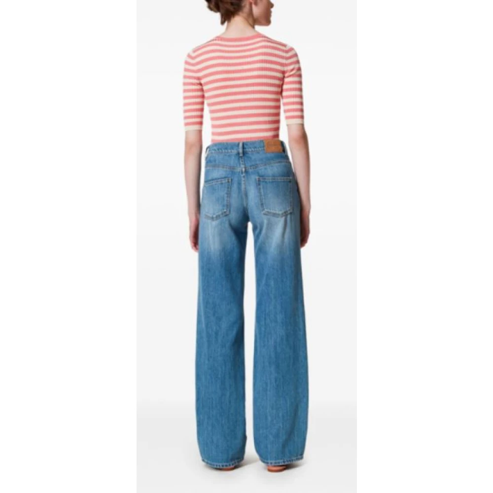 Twinset Denim Jeans met Klassieke Indigo Stijl Blue Dames