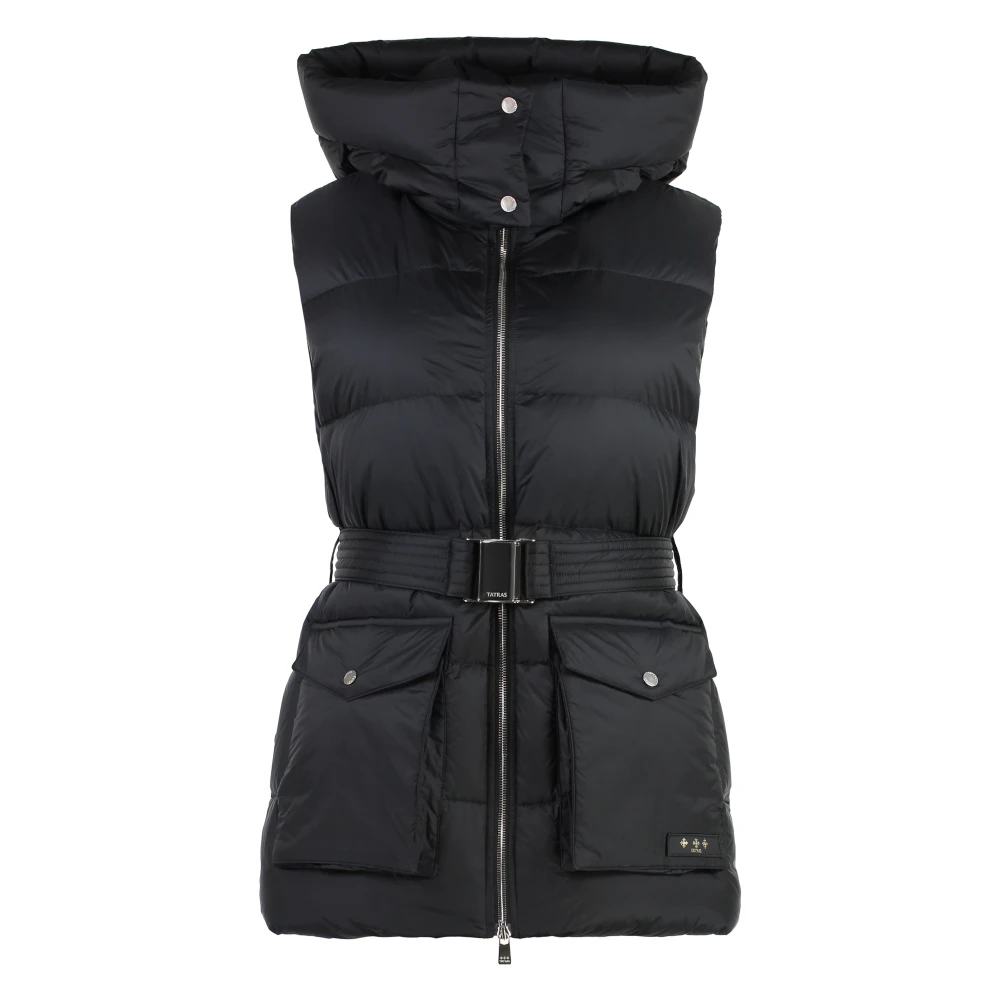 Tatras Donsgevulde Bodywarmer Jas met Logopatch Black Dames