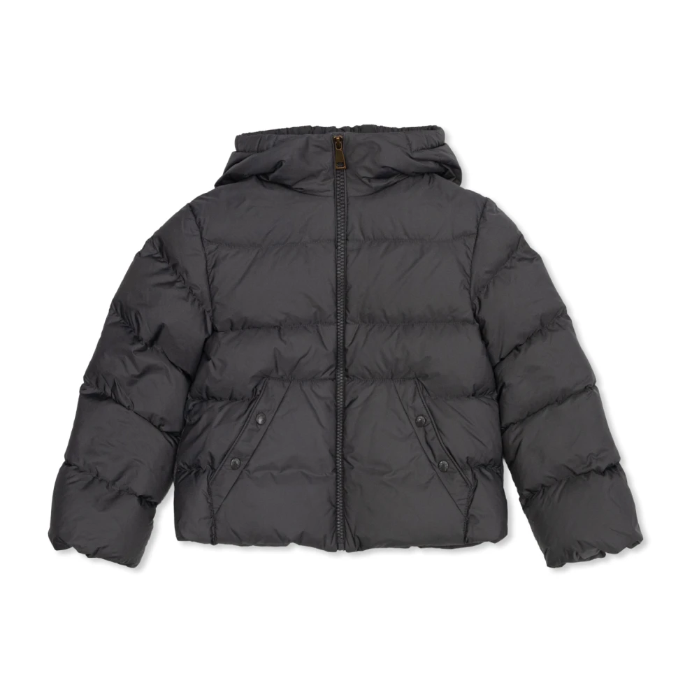 Moncler Kids Girls Grey Jacket Xhante - Image 4