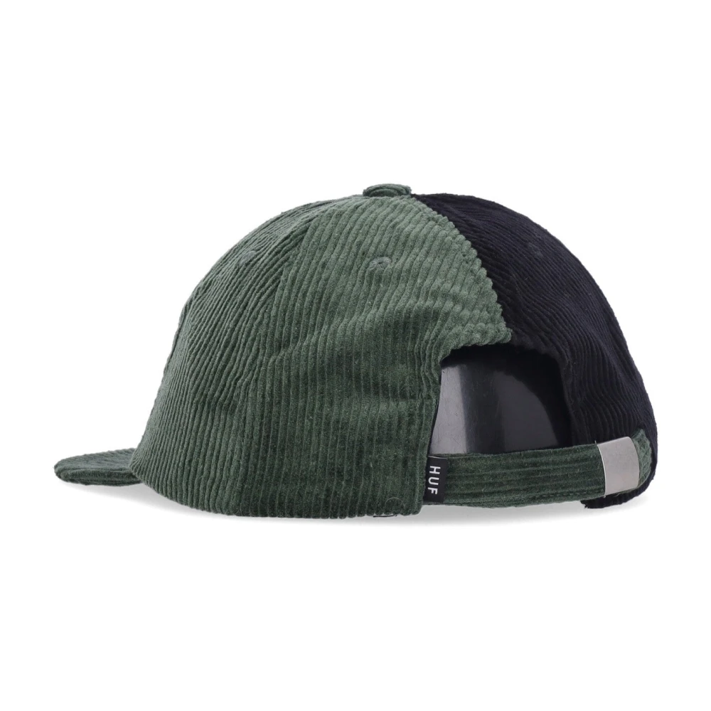 HUF Bosgroene Fluwelen Platte Klep Pet Multicolor Heren