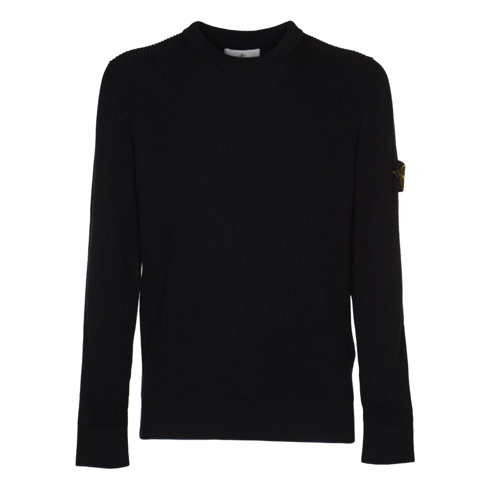 Stone Island Blauwe Sweater Maglia RWS Blue Heren