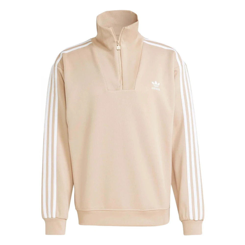 Adidas Adicolor Funnel Hals Jas Beige Heren