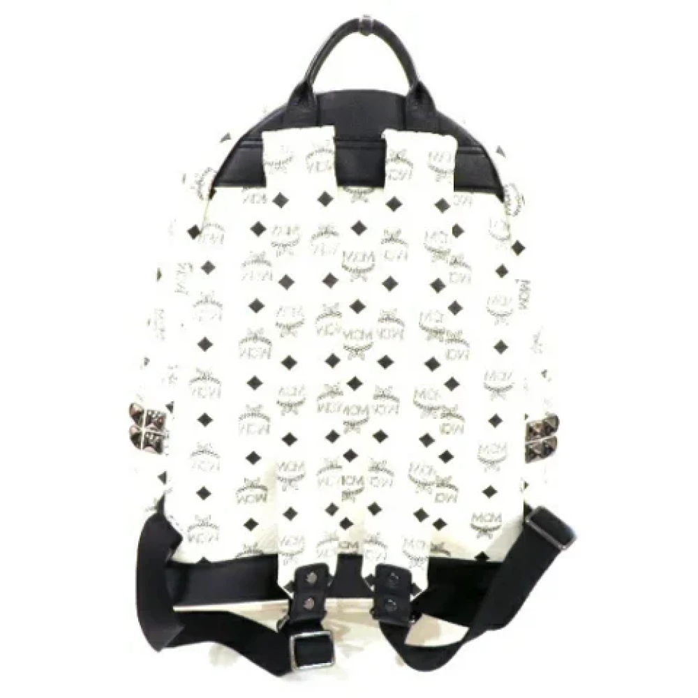 MCM Pre-owned Canvas backpacks White Dames