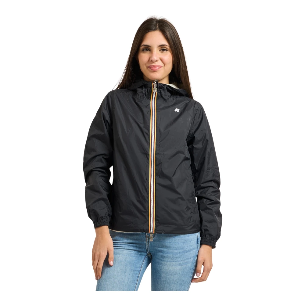 K-Way Femme Noir - Jackets > Rain Jackets