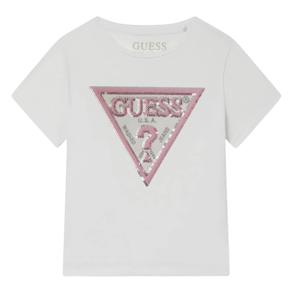 Guess Women's White Logo T-Shirt