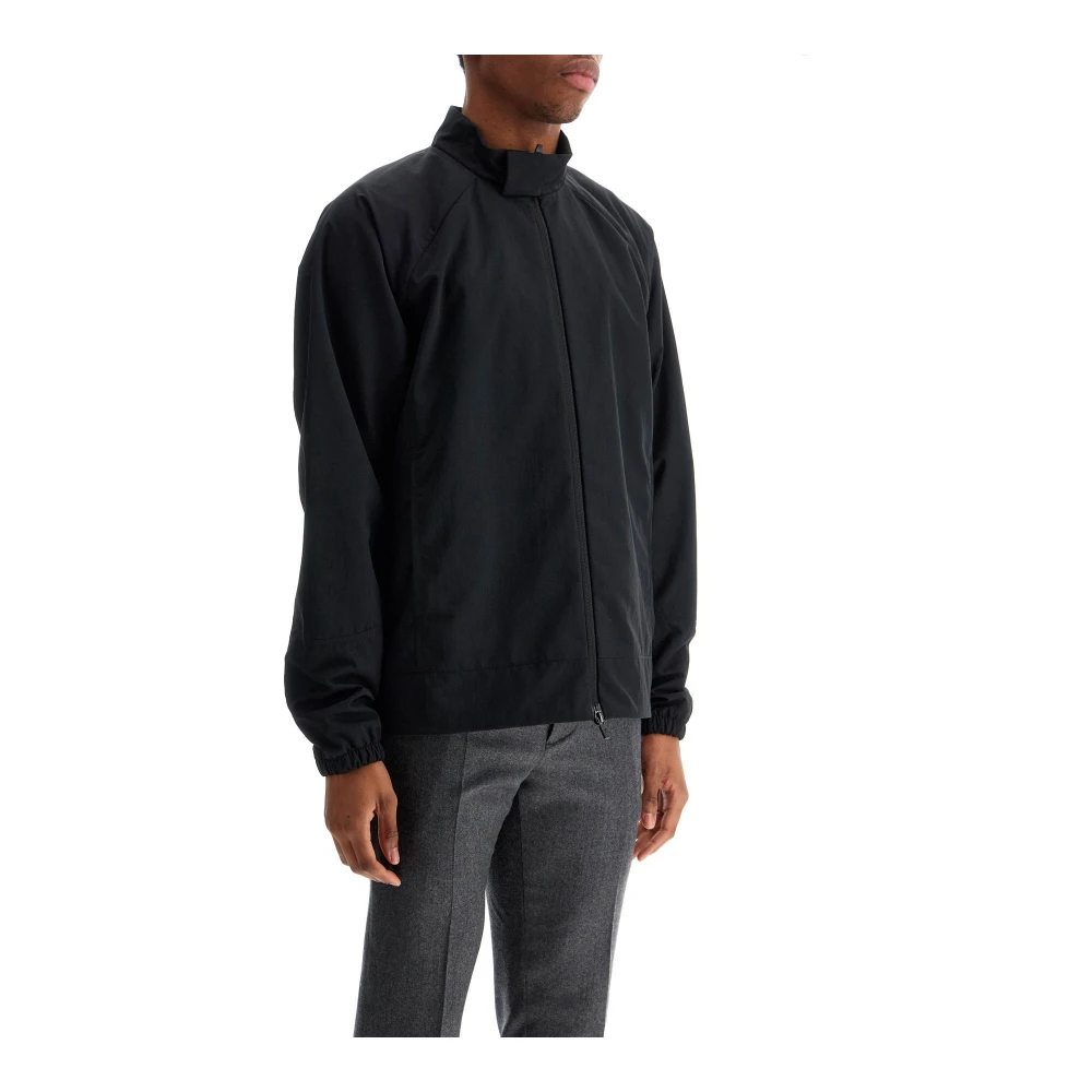 Herno Waterdichte jas met hoge kraag Black Heren