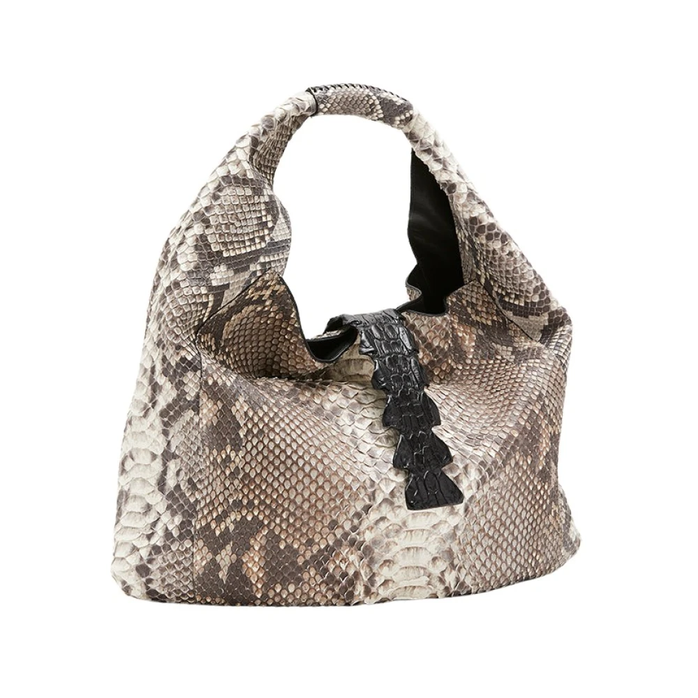 Biagini Exotische leren schoudertas Multicolor Dames