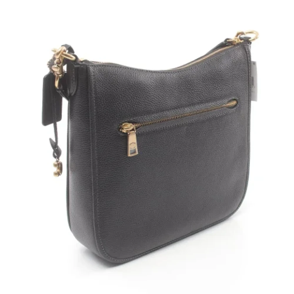 Coach Pre-owned Leather shoulder-bags Black Dames
